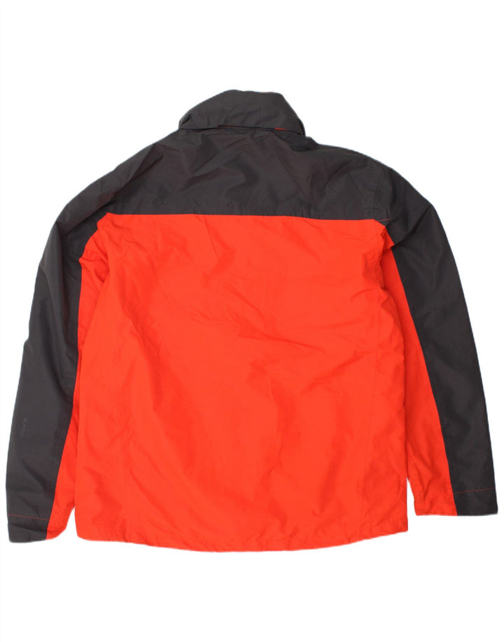 MOUNTAIN WAREHOUSE Muška kišna jakna s kapuljačom UK 40 Large Orange Colourblock