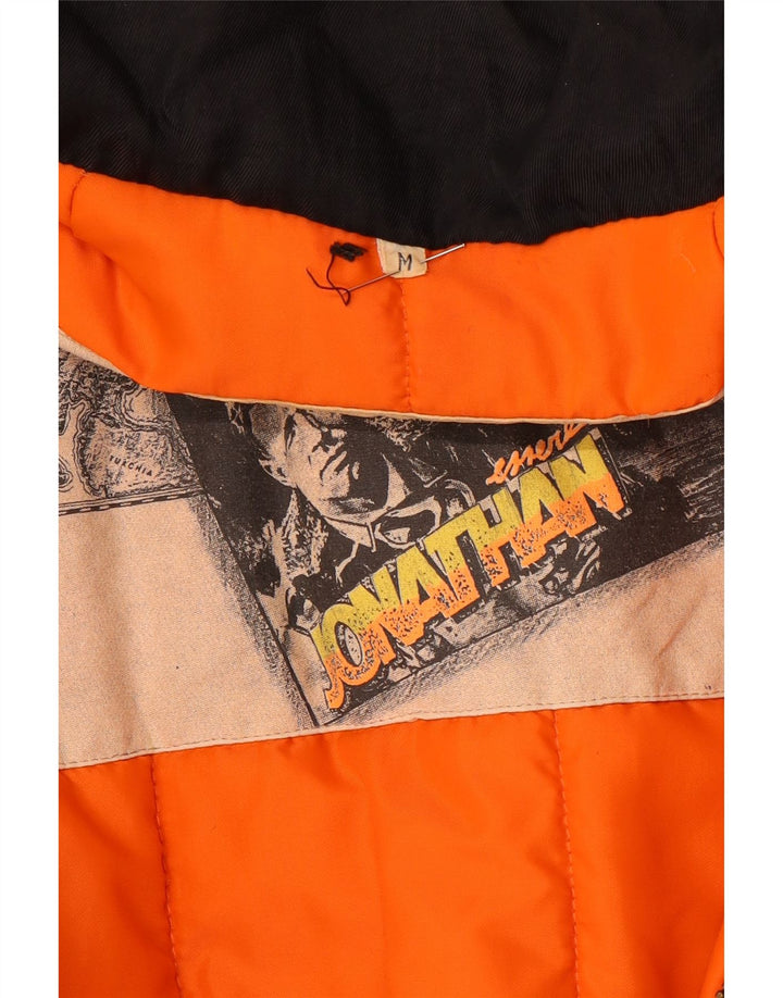 Vintage muška široka podstavljena jakna UK 38 srednje crna