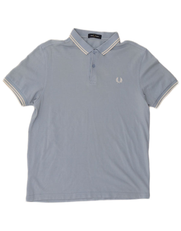 Fred Perry muška polo majica velika plava pamučna