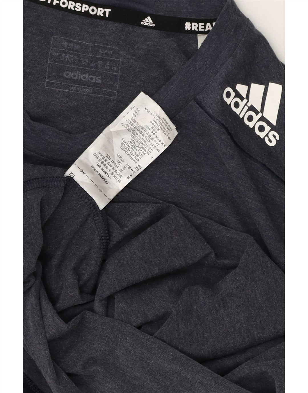 Adidas muška majica kratkih rukava 2XL tamnoplavi poliester
