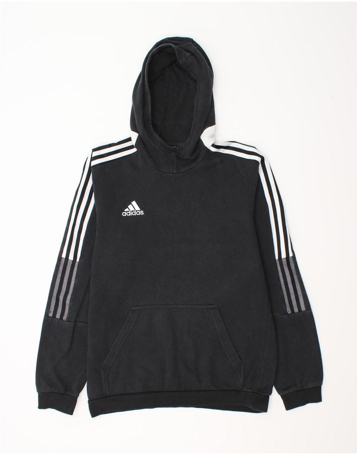 Adidas muška majica s kapuljačom Srednje crni pamuk