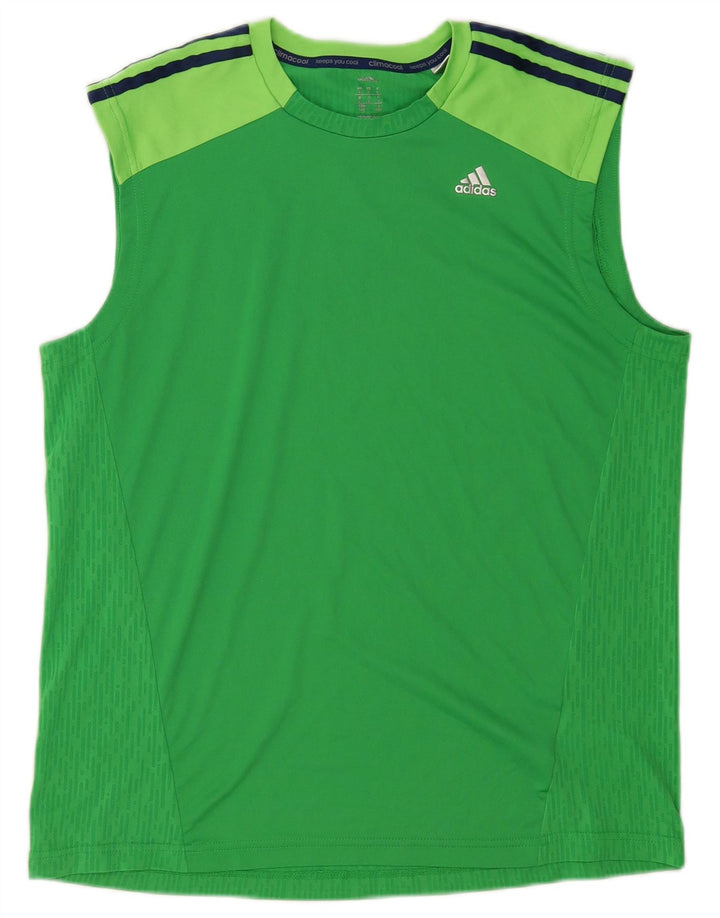 Adidas muški Climacool prsluk veliki zeleni poliester u boji