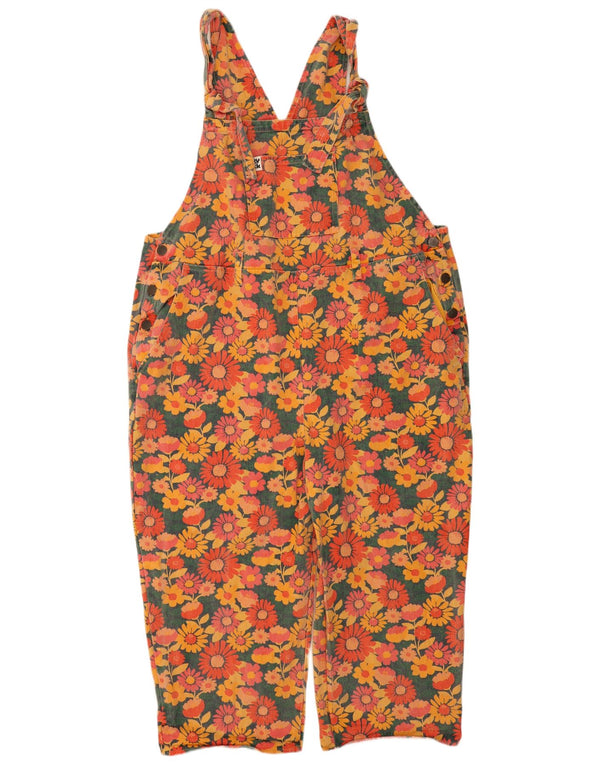 Lucy & Yak ženske hlače Dungarees UK 24 4XL W50 L23 Raznobojne cvjetne