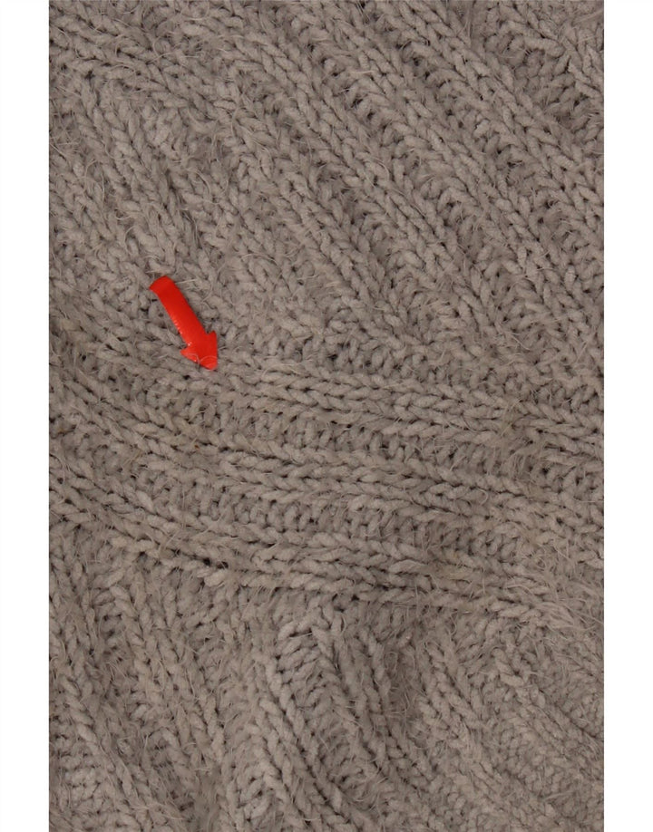 Marks & Spencer ženski prekomjerni kardigan pulover UK 18 XL sivi poliester