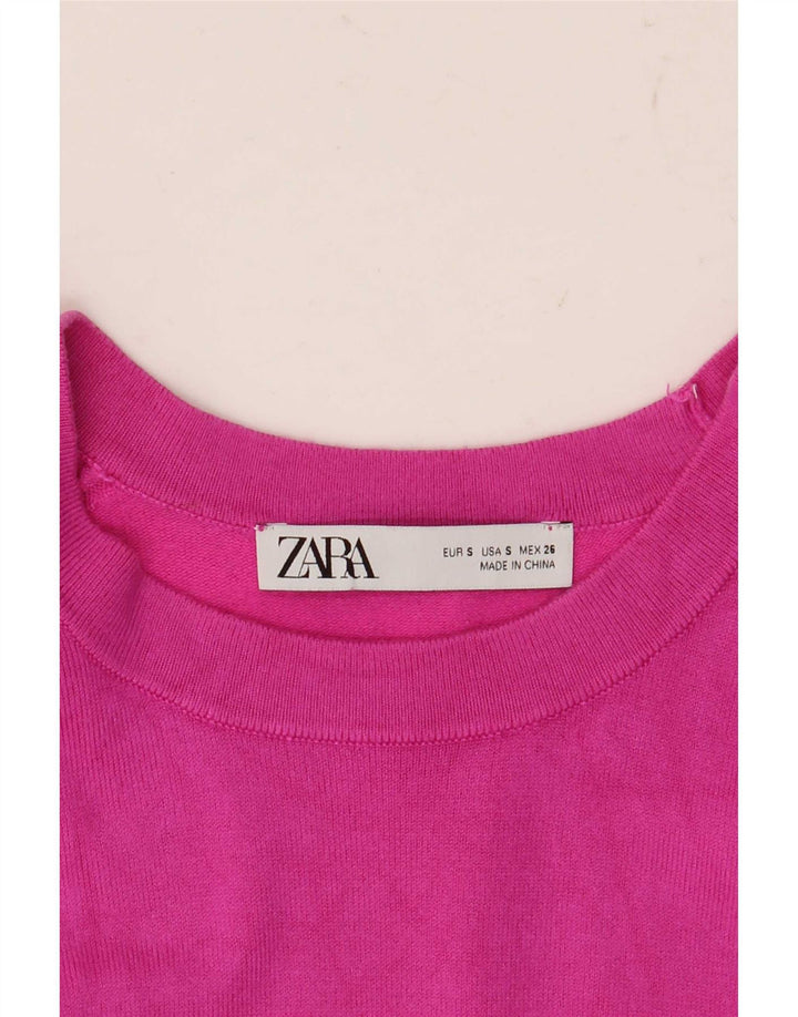 Zara ženski prsluk bez rukava UK 8 Small Pink