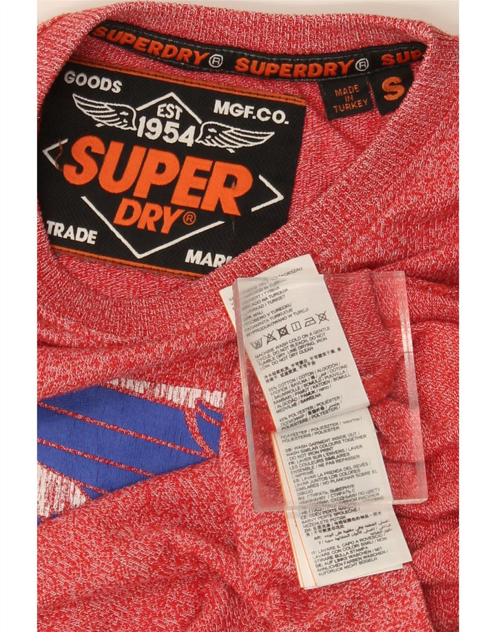 Superdry muška majica kratkih rukava s grafičkim motivima, mali crveni flekasti pamuk