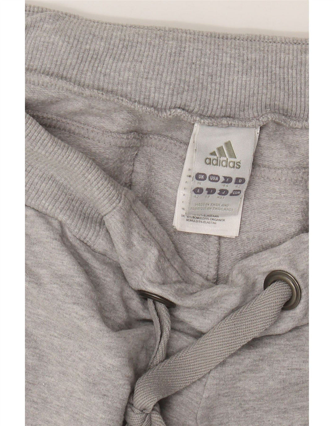 ADIDAS Ženska trenirka Hlače Joggers UK 16 Large Grey Flected Cotton