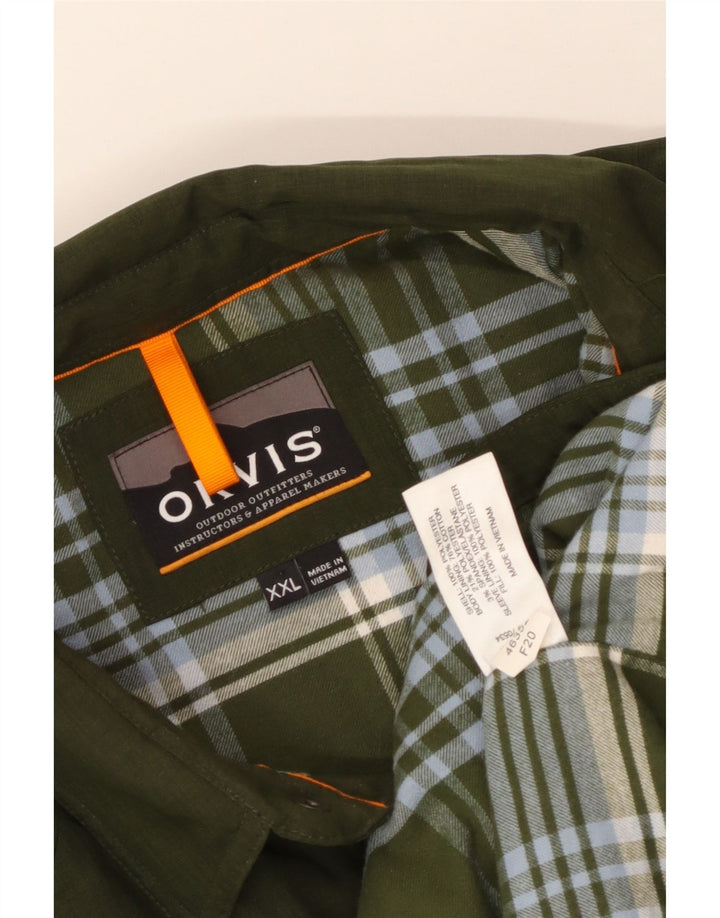 ORVIS muška pomoćna jakna UK 44 2XL kaki poliester