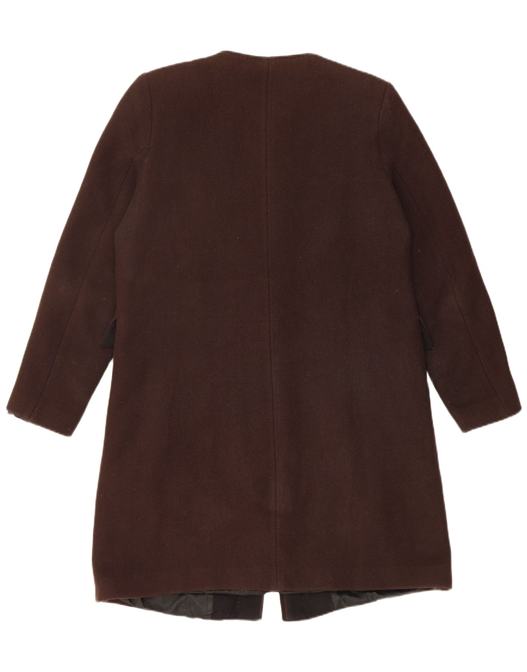 ZARA Womens Overcoat UK 18 XL Brown