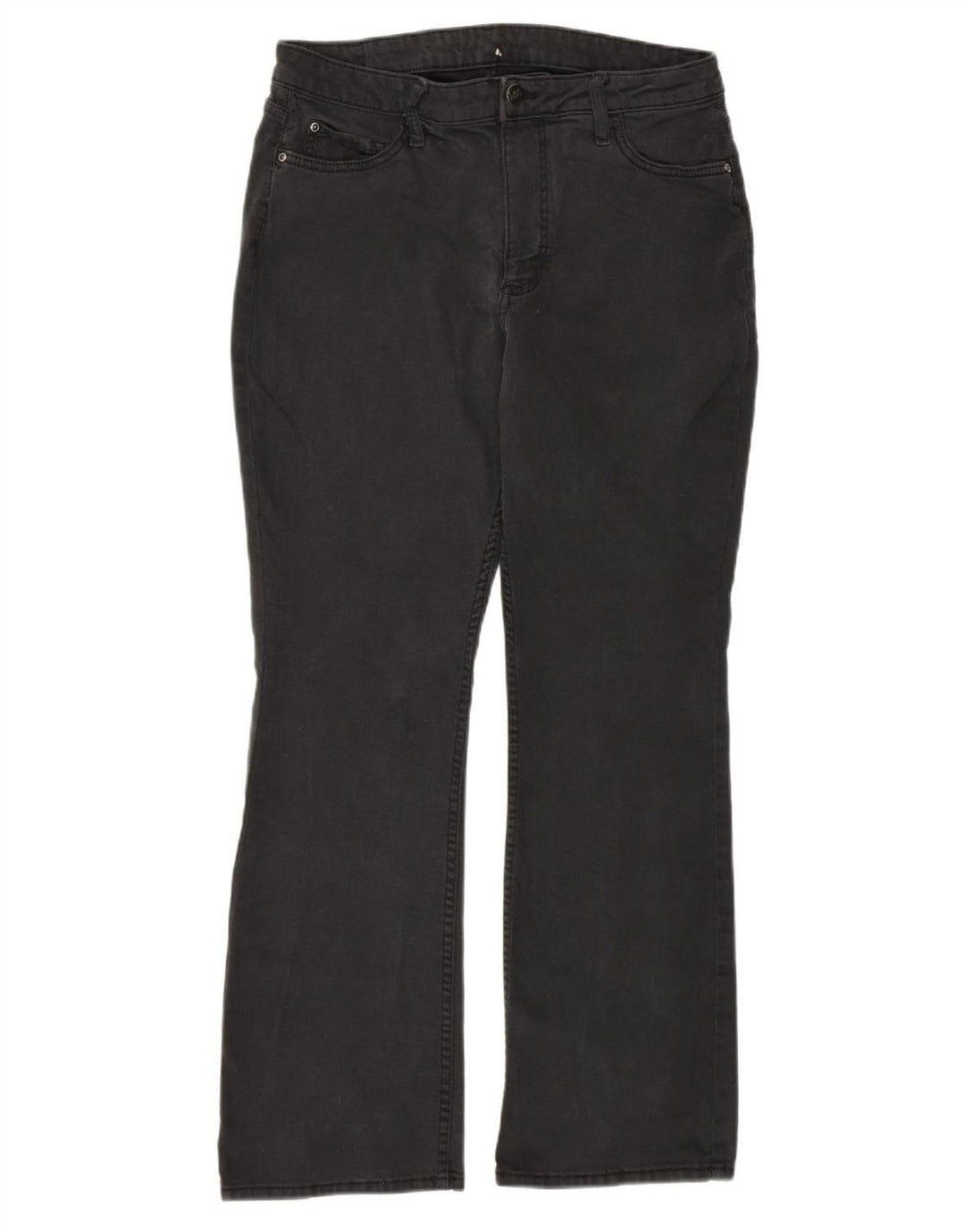 Lee ženske traperice Bootcut UK 14 XL W36 L28 sivi pamuk