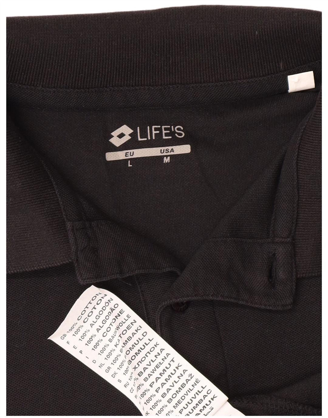 Lotto muška polo majica velika crna pamučna