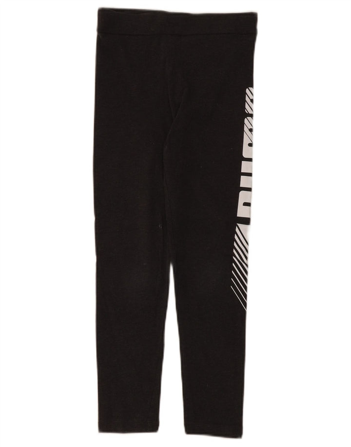 Puma tajice za djevojčice Graphic 9-10 Years Gray