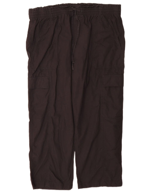Marks & Spencer ženske kargo hlače visokog struka UK 20 2XL W40 L27 crne