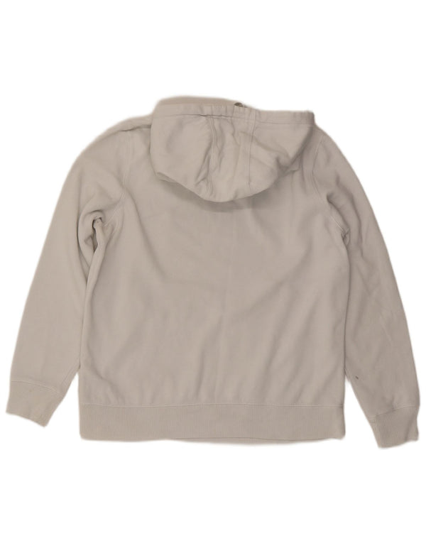 CREW CLOTHING Ženska majica s kapuljačom UK 12 Srednje bijeli pamuk