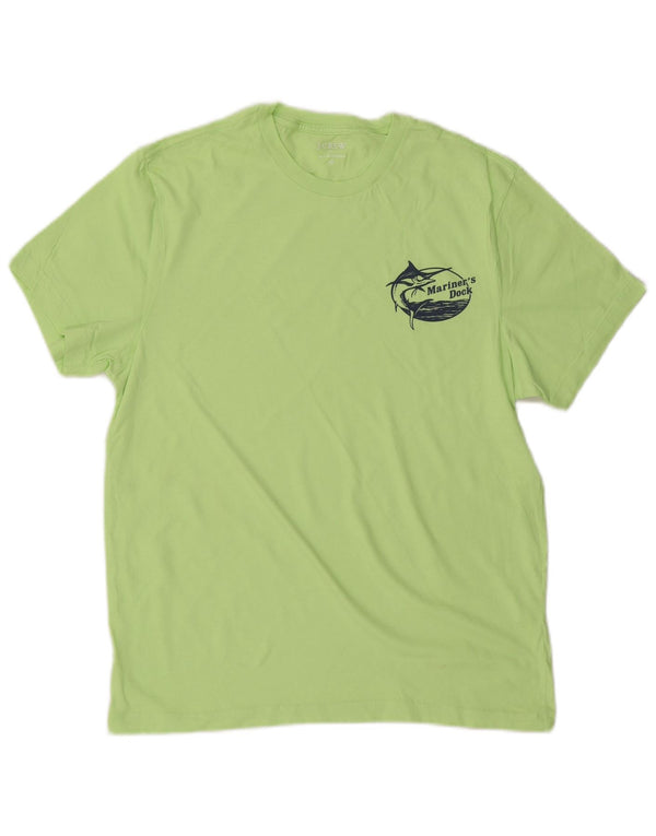 J. CREW Muška majica kratkih rukava Srednje zelena