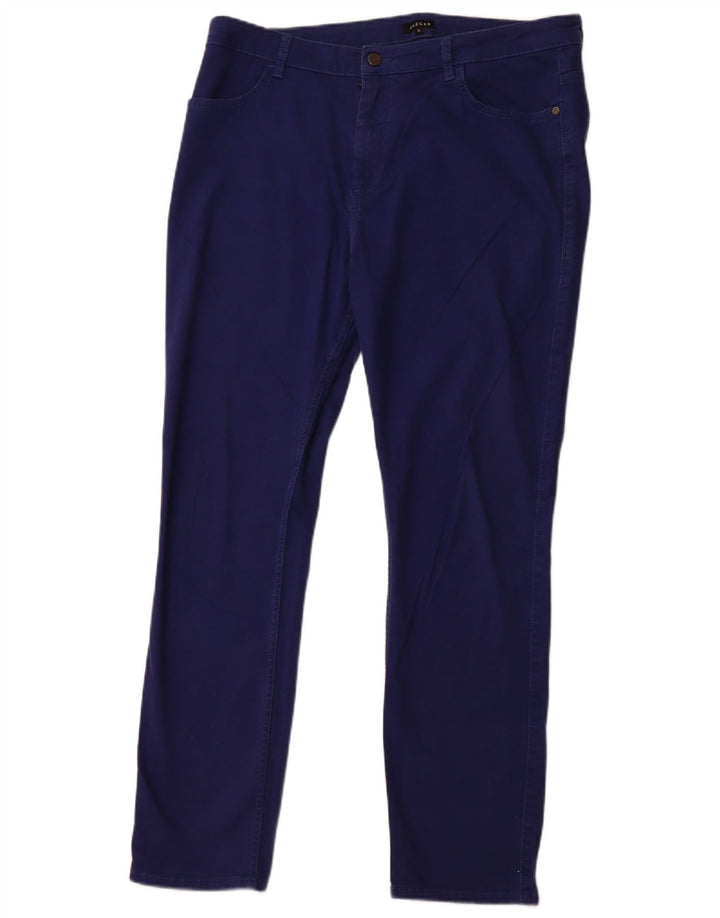 JAEGER Ženske uske traperice visokog struka UK 16 Large W36 L31 Plavi pamuk