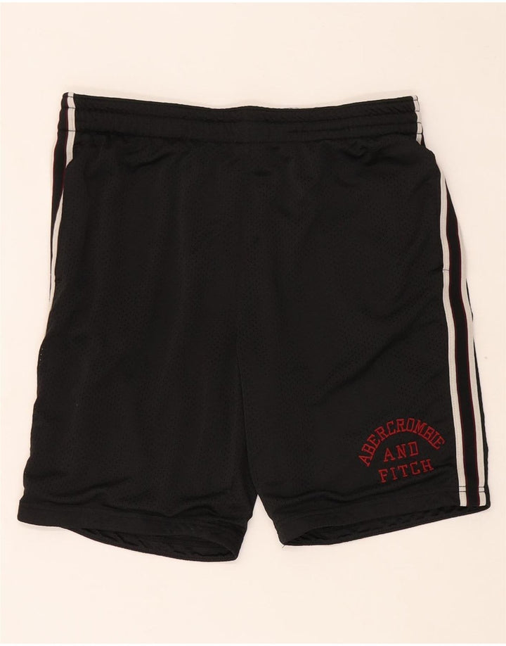 Abercrombie & Fitch muške kratke sportske hlače srednje veličine crni poliester