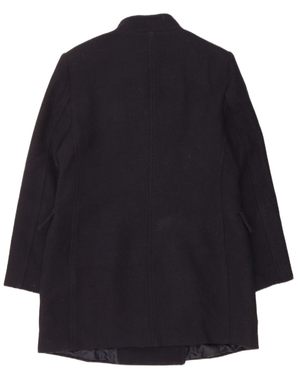 Zara ženski kaput s dvostrukim kopčanjem UK 18 XL tamnoplava vuna