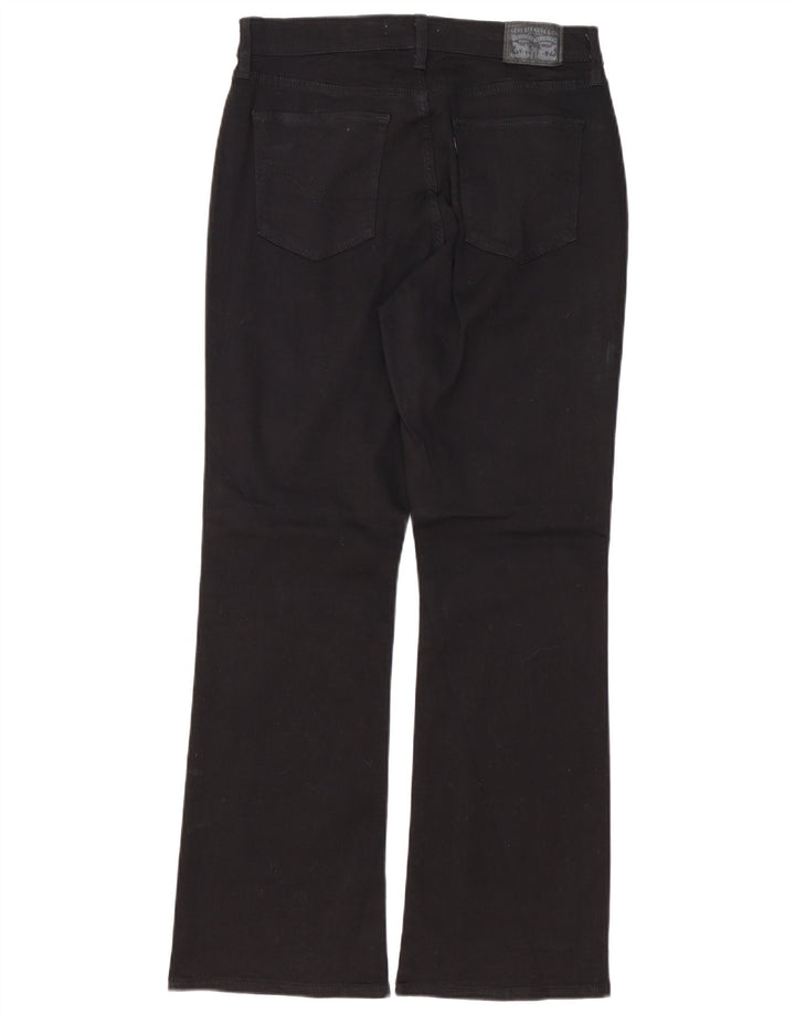 LEVI'S ženske traperice s klasičnim bootcutom US 8 srednje W30 L29 crni pamuk