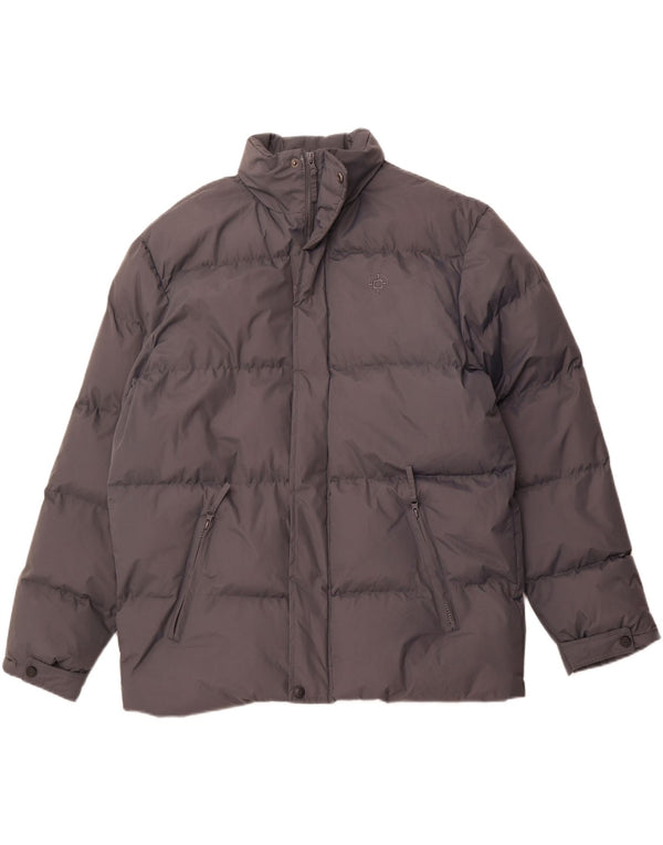 OBALNA STRAŽA Muška podstavljena jakna UK 40 veliki sivi poliester