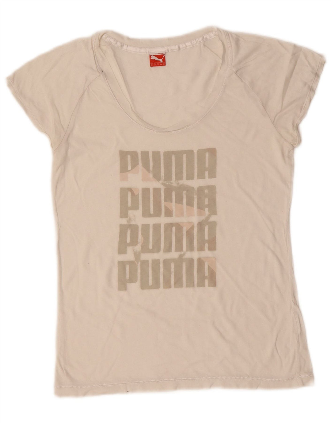 Puma ženska majica kratkih rukava s grafičkim motivima UK 12 srednje bijela