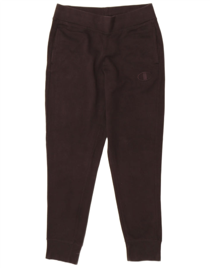 CHAMPION Mens Tracksuit Trousers Joggers Medium  Black Cotton