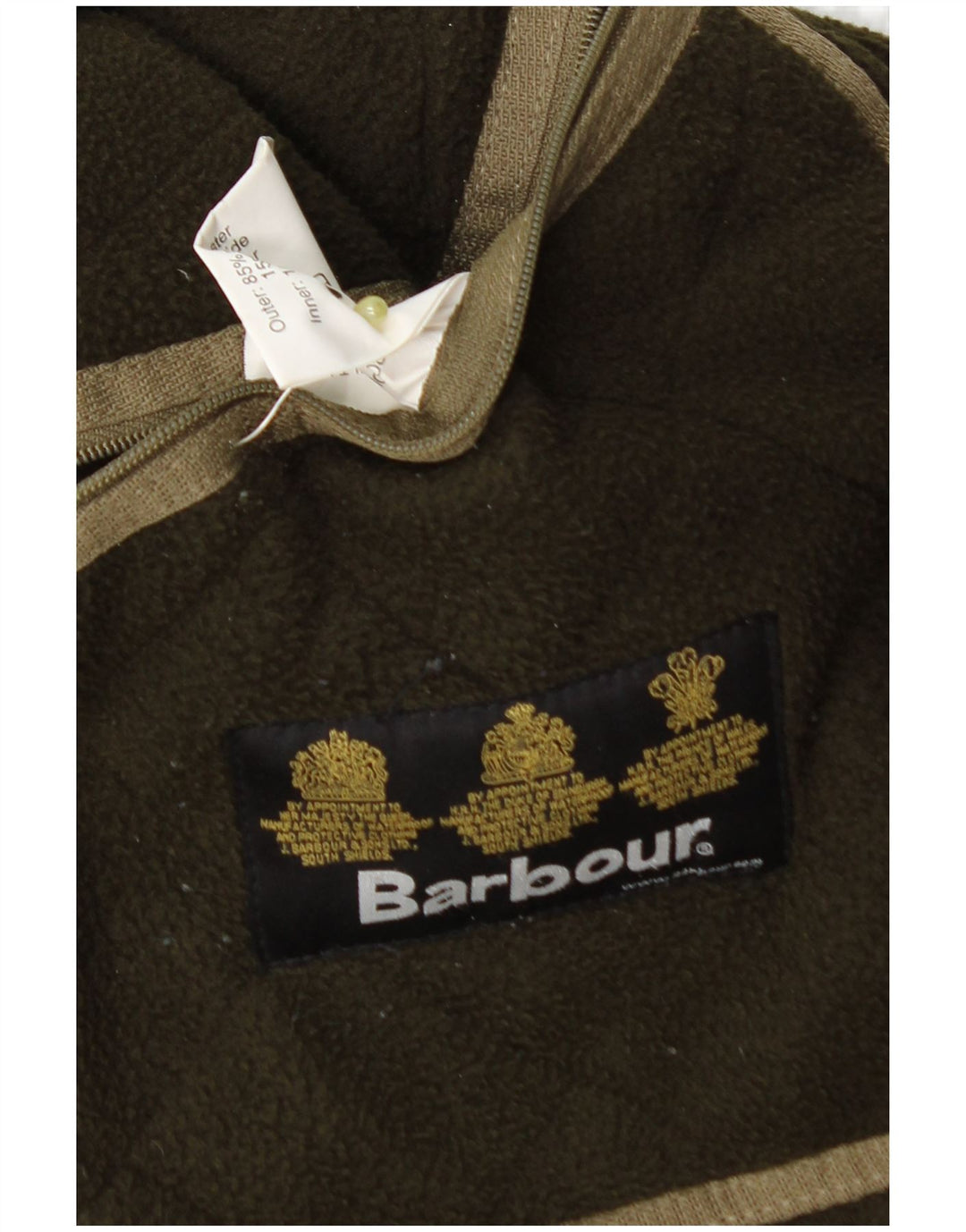 Barbour muška prošivena jakna UK 42 XL bež poliester