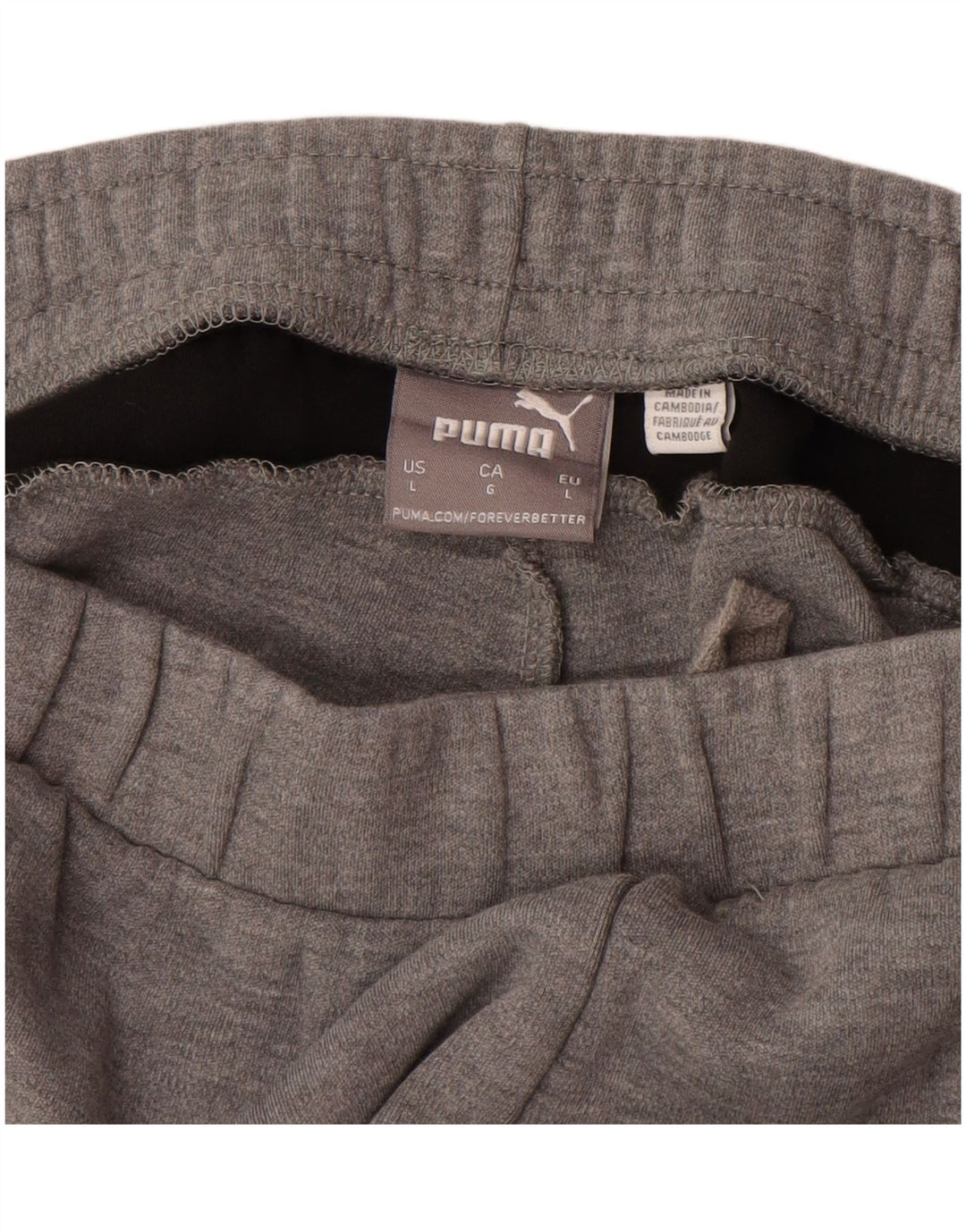 PUMA Muške hlače za trenirku Large Grey Colourblock Pamuk