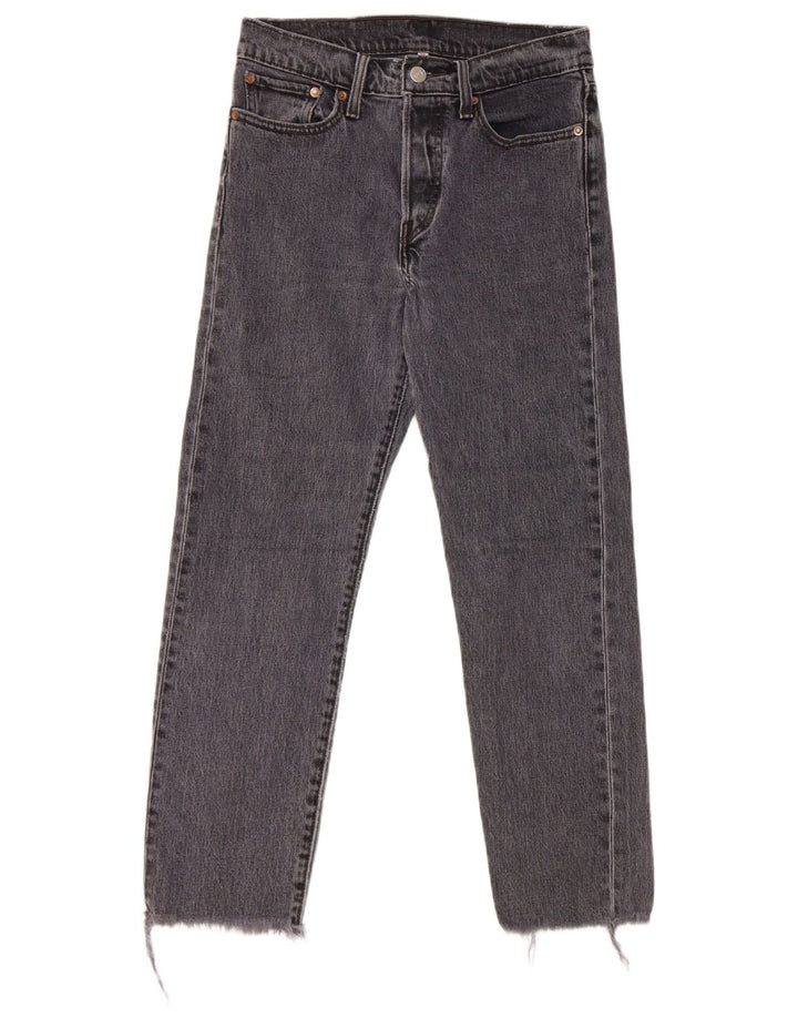 Levi's ženske ravne traperice W27 L26 sivi pamuk