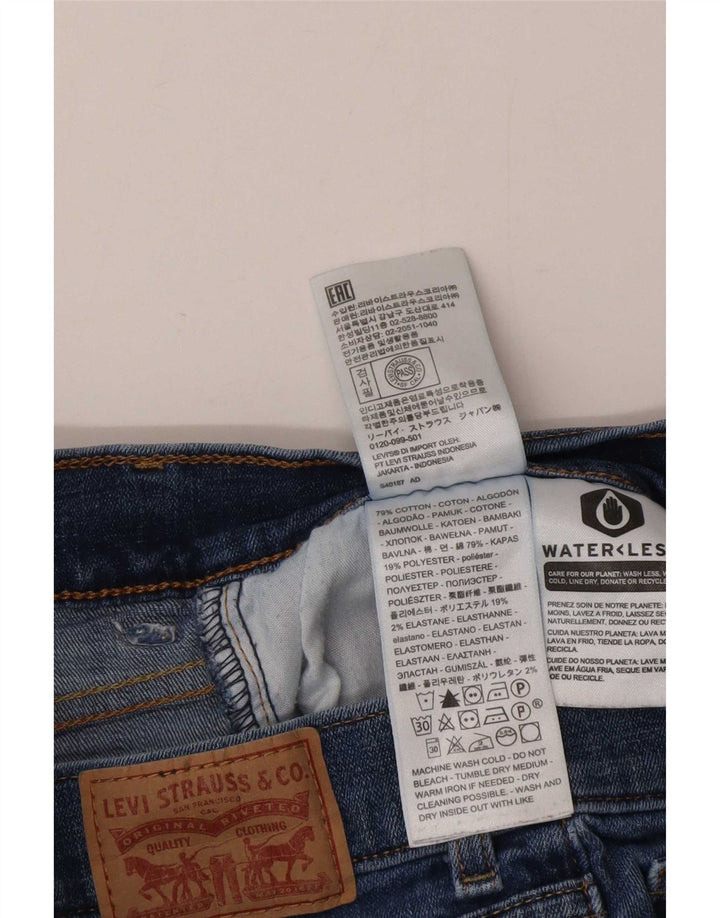 Levi's ženske traperice s klasičnim bootcutom US 10 Large W30 L30 plavi pamuk
