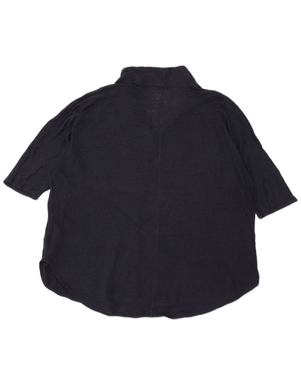 Massimo Dutti Top ženska bluza UK 18 XL mornarsko plavo platno