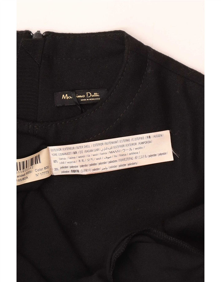 Massimo Dutti ženska maksi haljina EU 34 2XS crna vuna