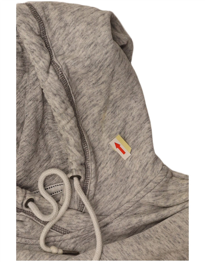 HOLLISTER Ženska majica s kapuljačom slobodnog kroja UK 6 XS Siva s flekama