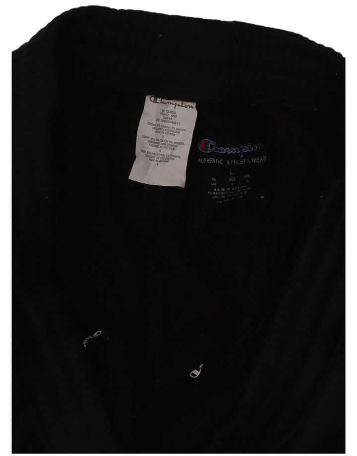 CHAMPION Ženska trenirka Hlače Joggers UK 14 Veliki crni pamuk