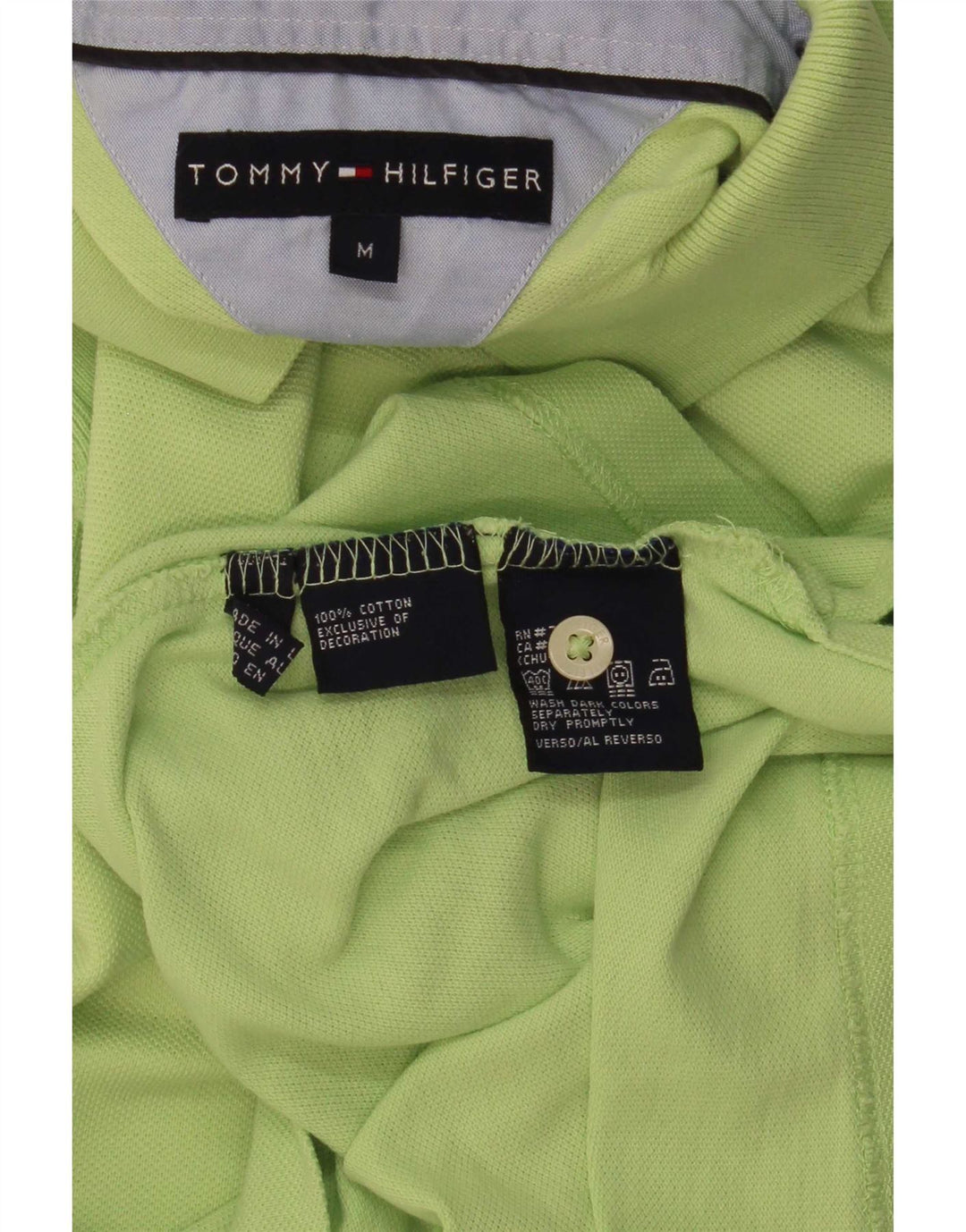 Tommy Hilfiger muška polo majica srednje zelene pamučne boje
