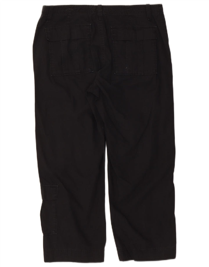 Eddie Bauer Ženske Vashon Fit Capri hlače US 8 srednje W30 L22 crne