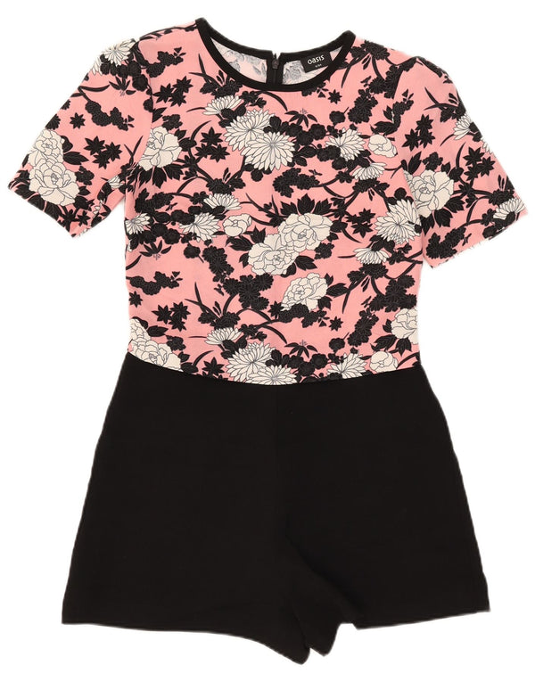 Oasis ženski kombinezon kratkih rukava UK 8 Small Pink Floral