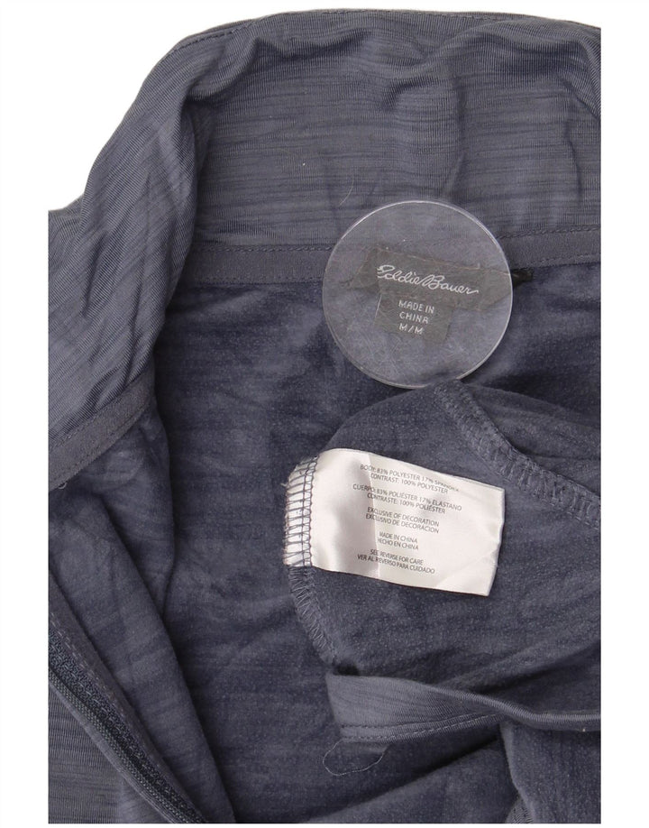 Eddie Bauer Ženska majica s dugim rukavima i izrezom s patentnim zatvaračem UK 14 srednje tamnoplava