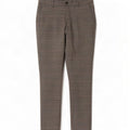 Benetton muške hlače ravnog odijela IT 48 Srednje W34 L34 Siva Houndstooth