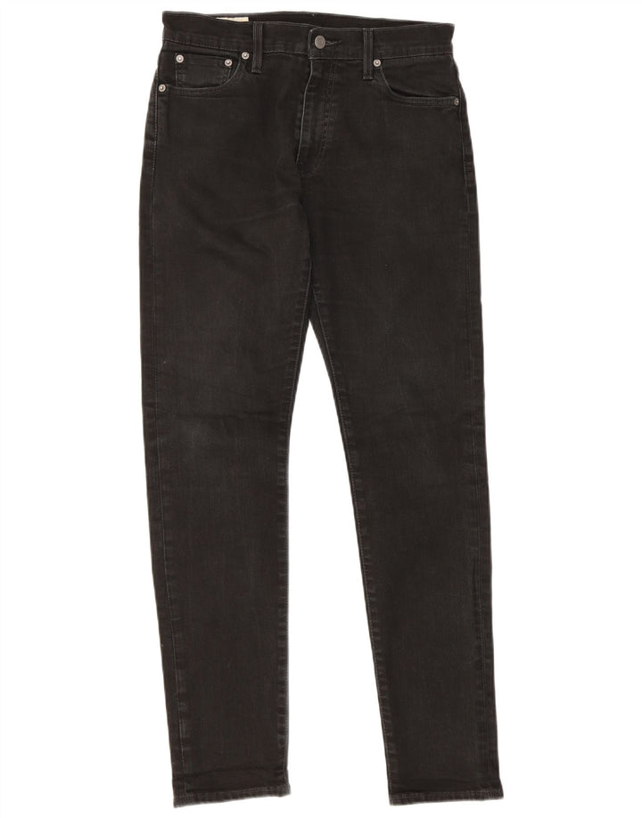 Levi's muške uske traperice W30 L29 crni pamuk