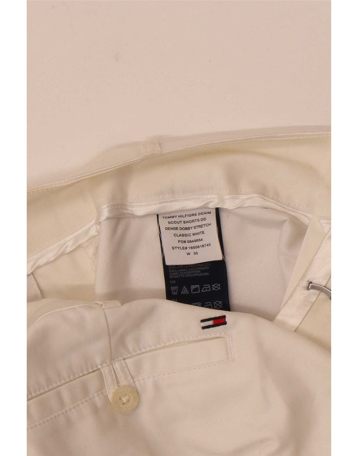 Tommy Hilfiger Ženske chino kratke hlače W30 Srednje bijeli pamuk