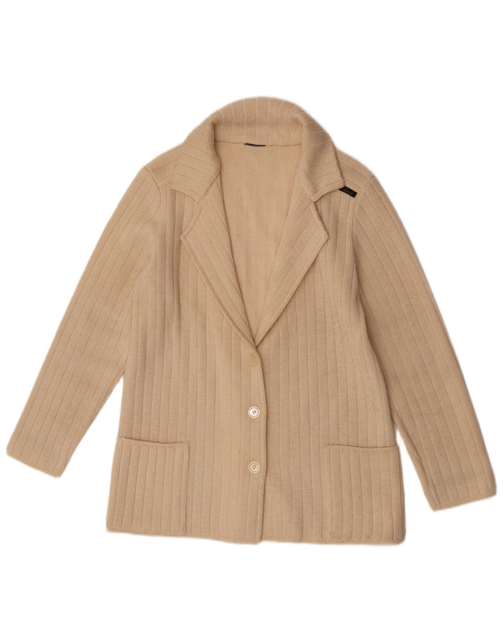 Leeds ženski kardigan pulover UK 10 Small Beige