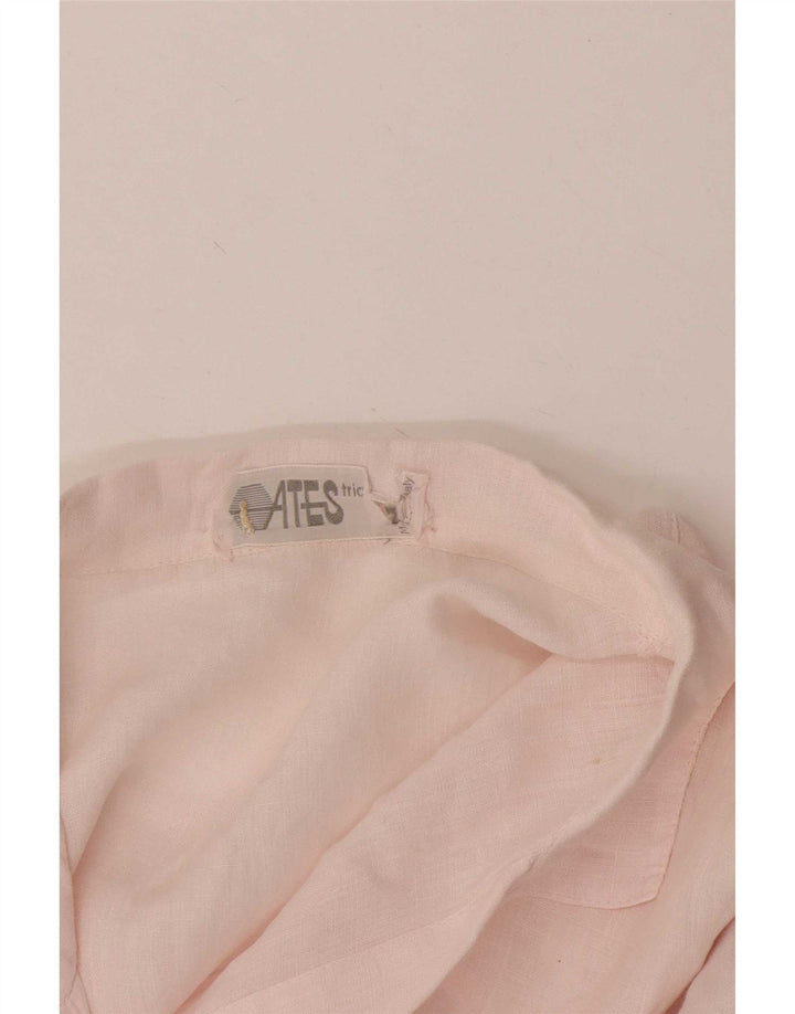 Vintage muška pulover majica kratkih rukava srednje ružičasta