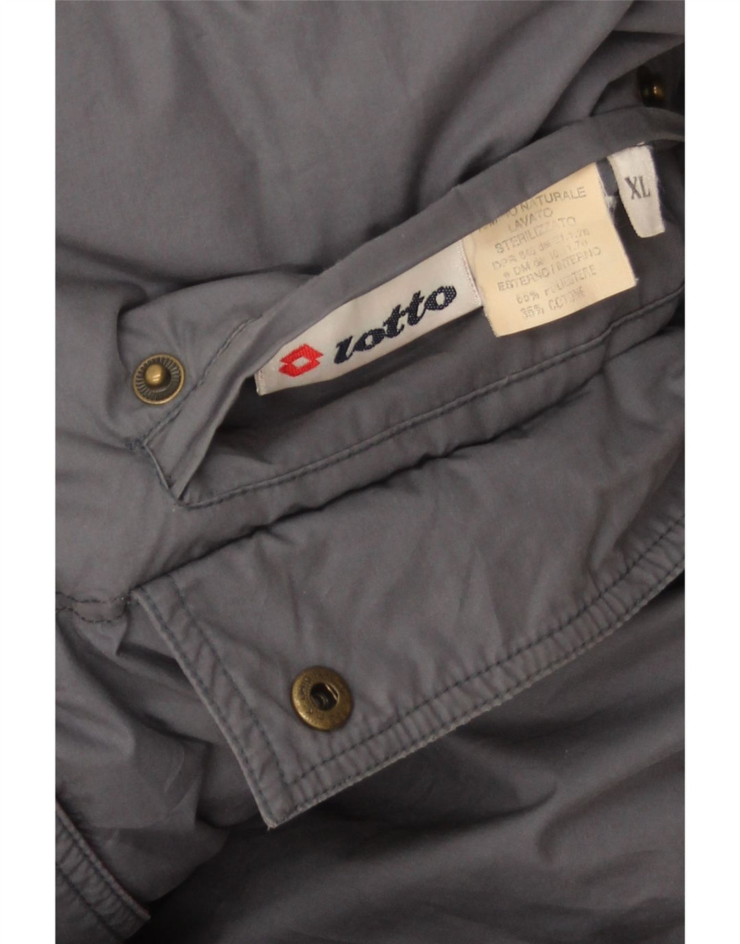 Lotto muška reverzibilna podstavljena jakna UK 42 XL sivi poliester