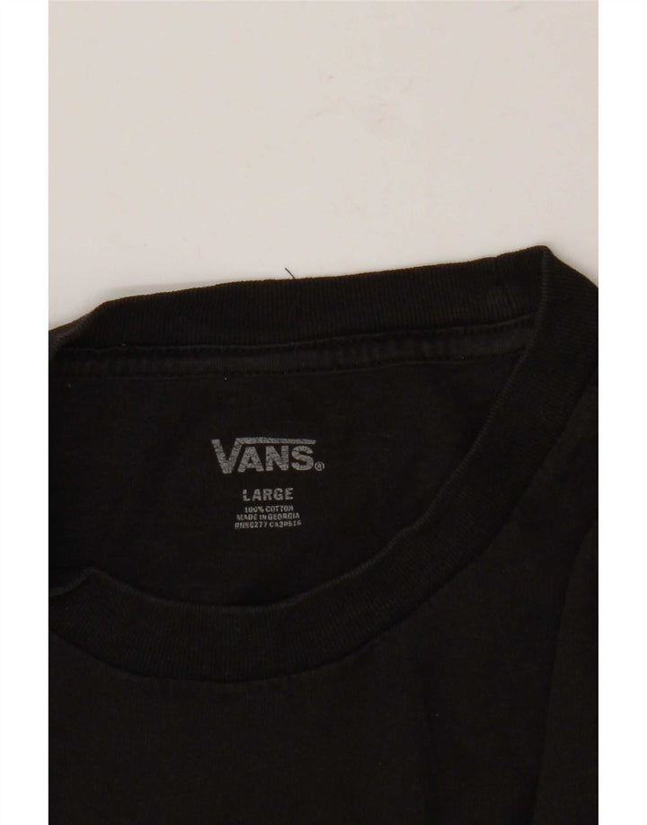 Vans Muška majica kratkih rukava Velika crna pamučna majica
