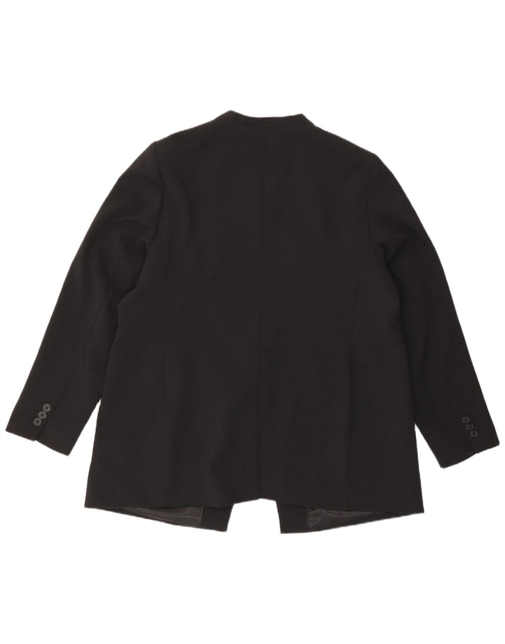 Marks & Spencer ženski sako sa 1 gumbom UK 18 XL crni poliester