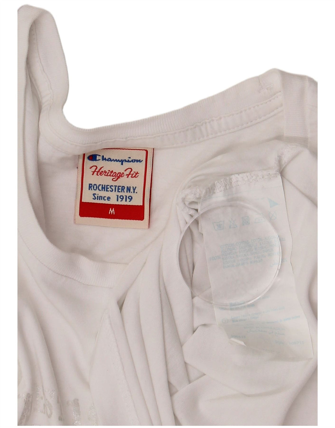 Champion ženska majica kratkih rukava Herritage Fit UK 12 srednji bijeli pamuk