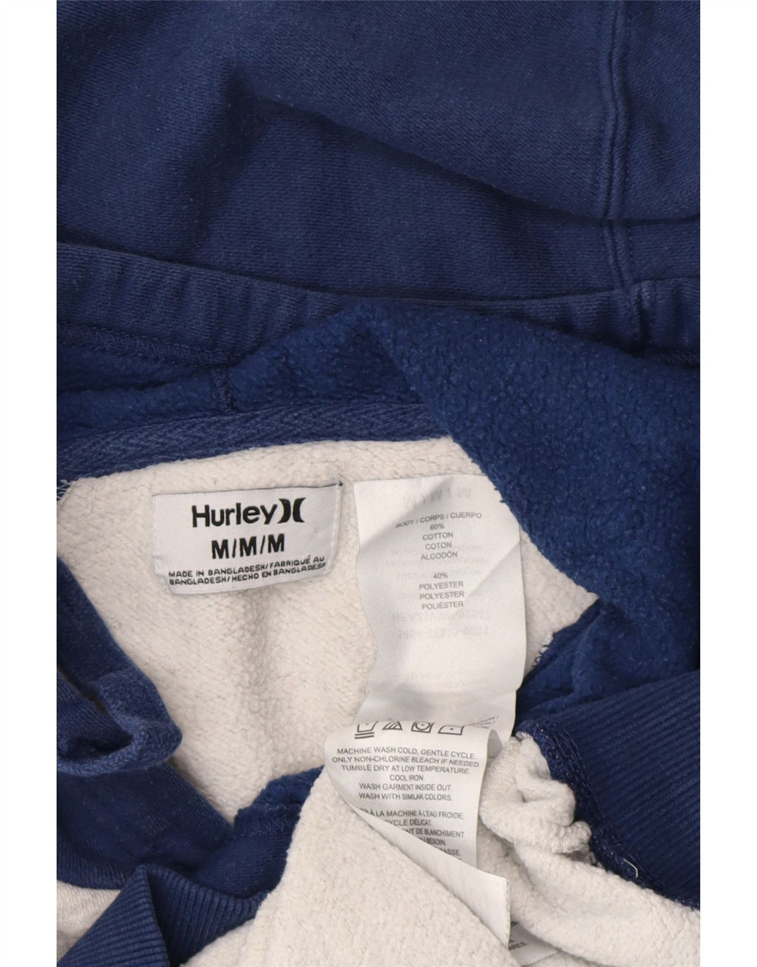 HURLEY Muška majica s kapuljačom Srednje sivi pamuk u blokovima boja