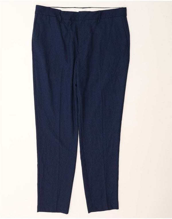 Zara muške uske chino hlače EU 46 XL W36 L30 tamnoplave