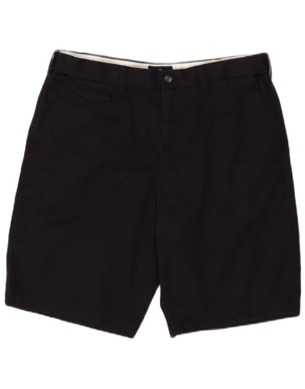 Marks & Spencer Mens Chino Shorts W36 Large Navy Blue Cotton